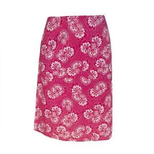 Beautiful Falls Creek Pink and White Floral Cotton Women’s A Line Skirt